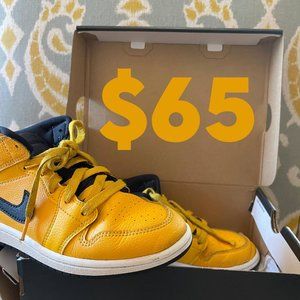 💛 Air Jordan 1 Mid “Taxi Yellow” - University Gold 🚕